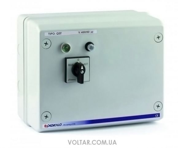Пульт управления QST 1250 для трёхфазных скважинных насосов Pedrollo с датчиком уровня в Красноярске 